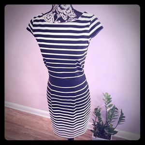 Ann loft cap sleeve knee length dress